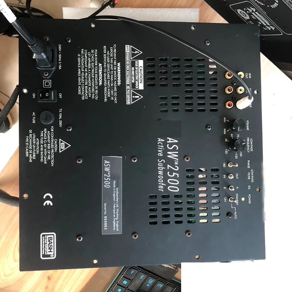 B W 서브우퍼 보드ASW2500 ASW 2500 289mm