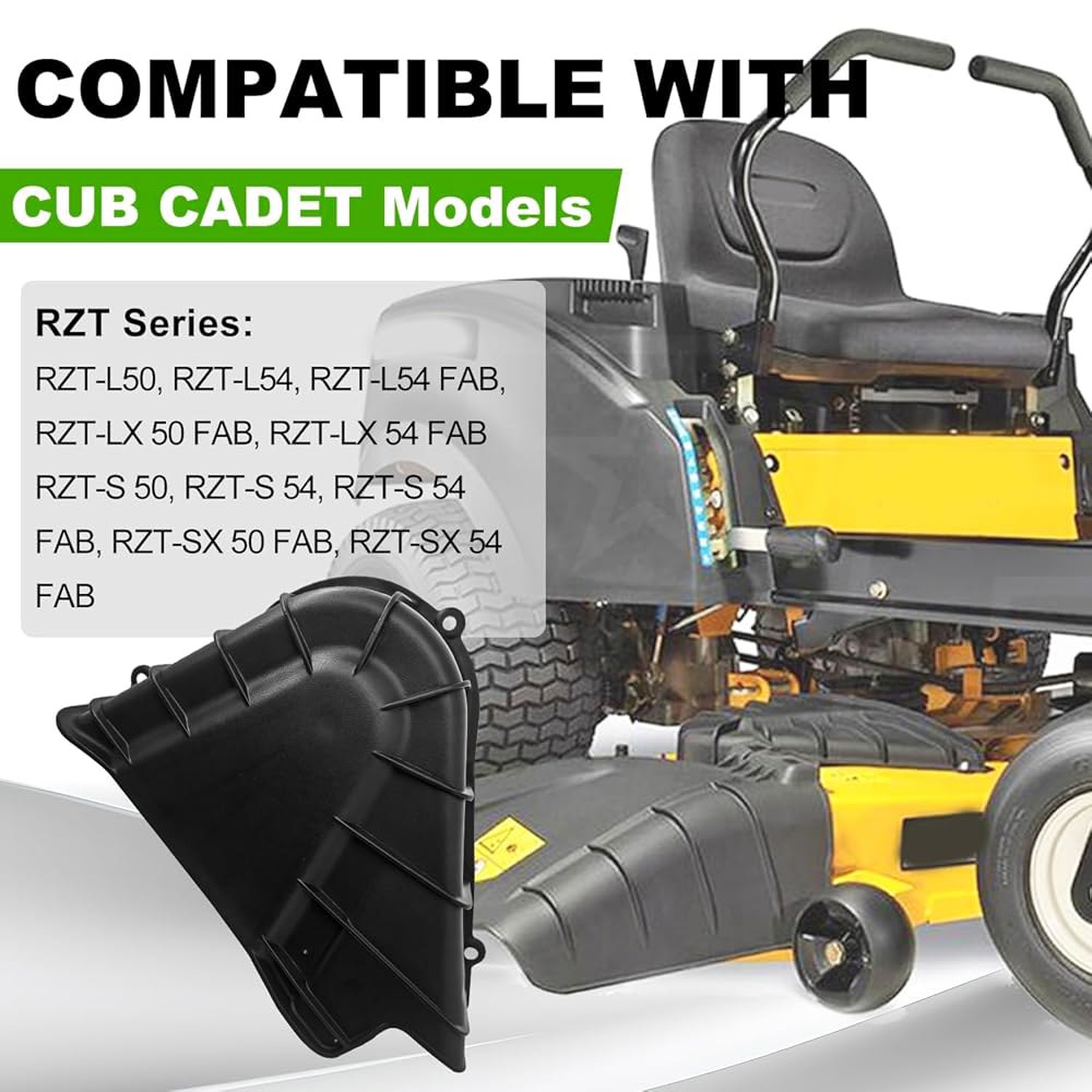 731-09969C 스핀들 커버 127cm(50인치) 137.2cm(54인치) 데크 XT2 Z54 ZT2 Cadet, Cub ZT Troy-Bilt, 잔디 RZT Craftsman - 상세 이미지 2