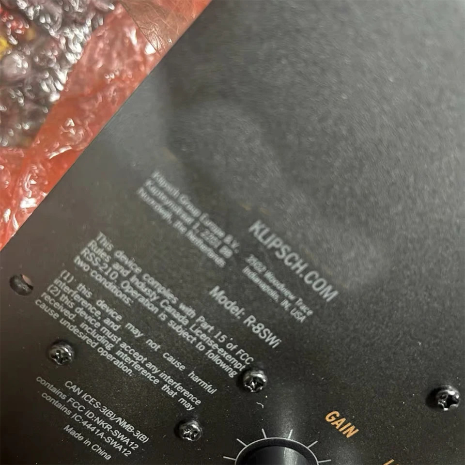 Klipsch 서브우퍼 보드 R-8SWI