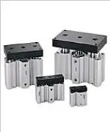 Mindman 대만 골드 더블 가이드 로드 실린더 MCGA-53-80-30 50 75/100