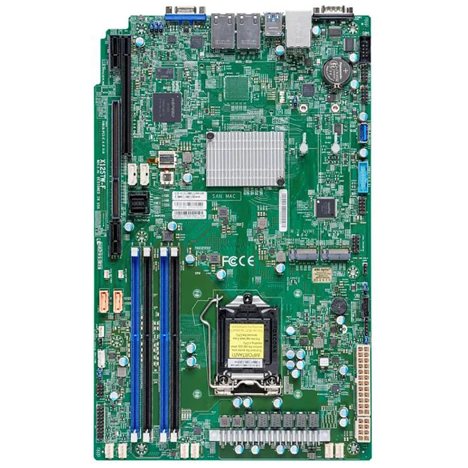 X12STW-F C256 LGA-1200 독점 WIO 128GB DDR4-3200MHz 8XSATA 3 슈퍼마이크로 서버 마더보드
