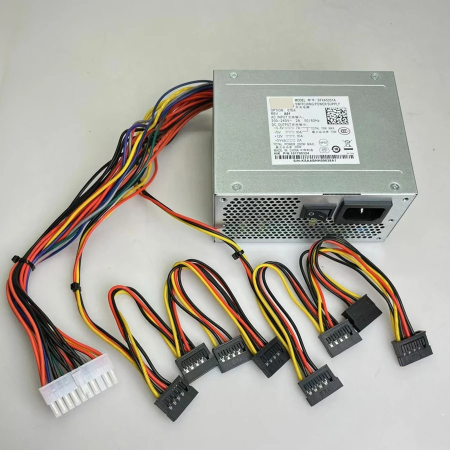 Hikvision 하드 녹음기 200W DVR NVR 전원공급장치 PSU SFXA5201A GW-M200HSDA 20 핀 8xSATA 200-240V 신
