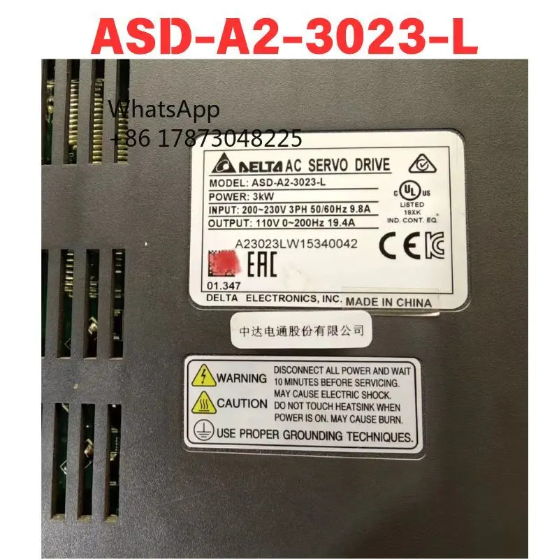 리퍼 ASD-A2-3023-L 서보 드라이버 기능 OK