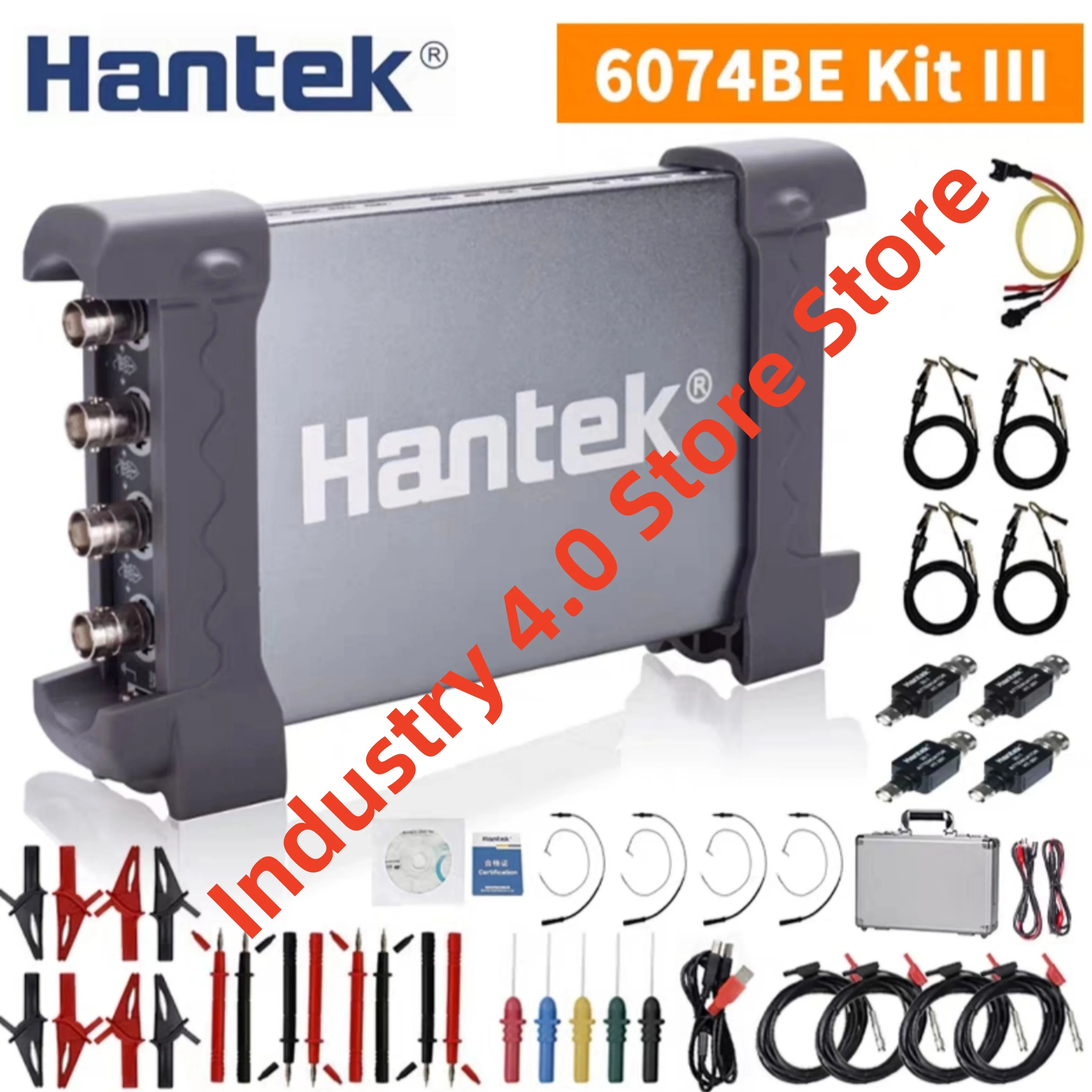 Hantek 6074BE KIT-III 4채널 USB 가상 오실로스코프 원본