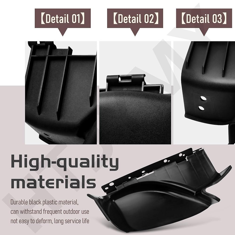 7600147YP 배출 디플렉터 사이드 슈트, BS G25066, 블랙, 300922B 2681S, 2652S, 4111X5S, 7026233YP 25065S, N250816B, - 상세 이미지 3