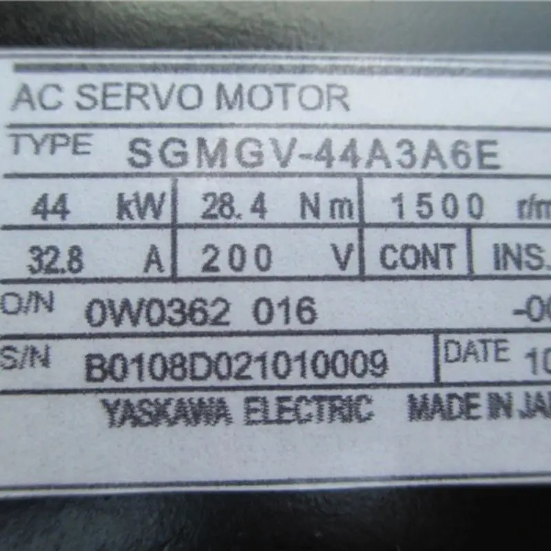 SGM호환GV-44A3A6E Yaskawa 서보모터