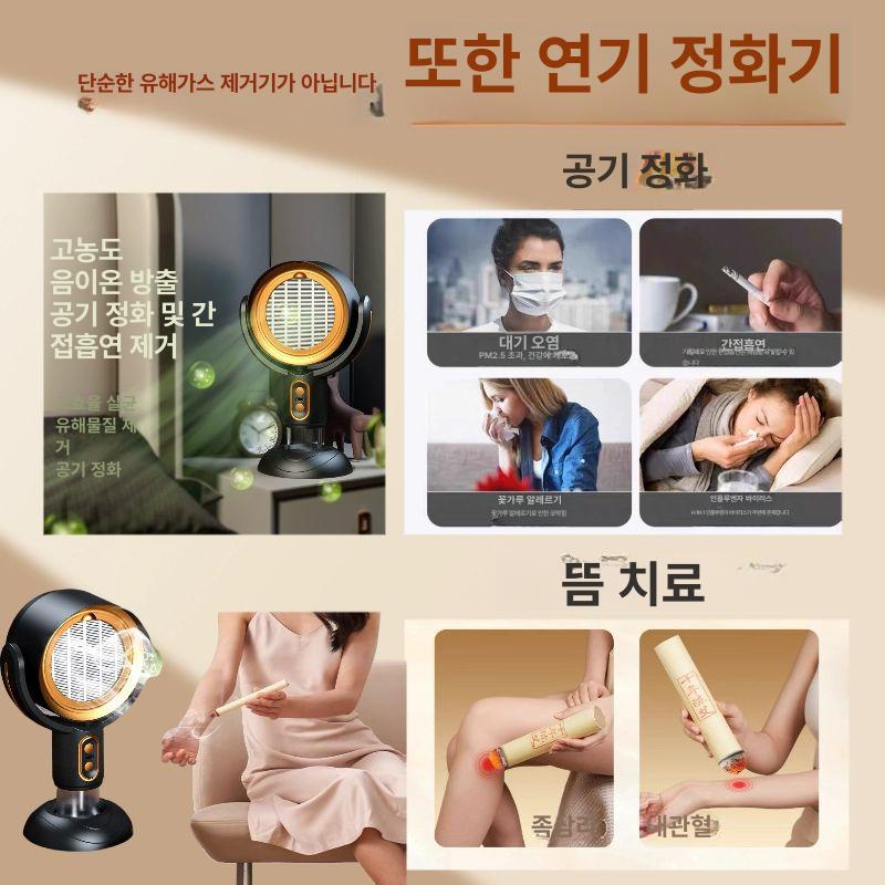 연기 가정용고기환풍기 덕트팬 배기 담배 주방 흡입기 고기굽기 베란다 배출 - 상세 이미지 4