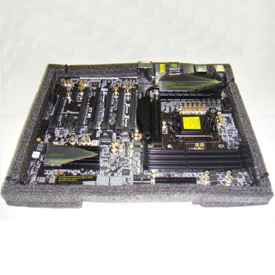 ASRock호환 Z77 WS 마더보드 1155 DDR3 16GB 오버클러킹 워크스테이션 메인보드 SATA III USB3.0 리퍼
