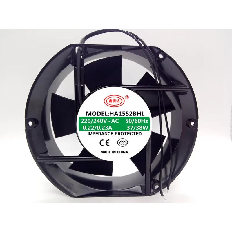 HA1552BHL 2-와이어 서버 냉각팬 AC 220V 0.22A 172x150x50mm