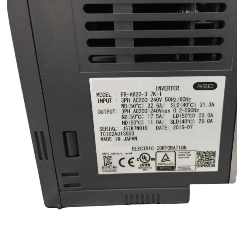 새 FR-A820-3.7K-1 인버터 신속