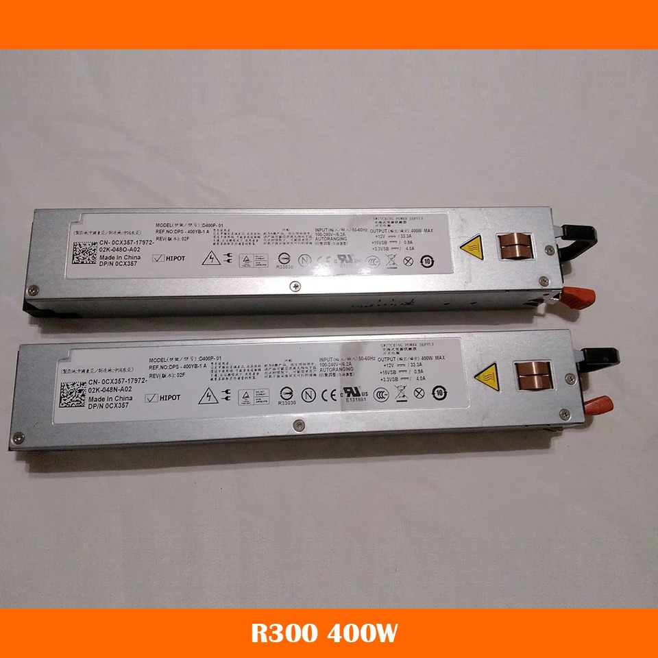 서버 전원공급장치 DELL R300 D400P-01 DPS-400YB-1 A CN-0CX357 CX357 0CX357 400W