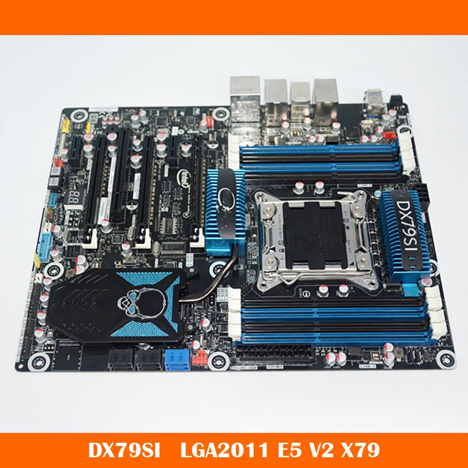 DX79SI LGA2011 지지대 E5 V2 I7 3960X CPU X79 마더보드 미세 작동