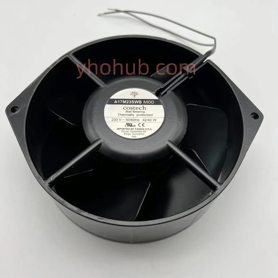 tech 서버 냉각팬 AC 230V 42W 172x151x55mm 2 와이어 A17M23SWB M00 MT0