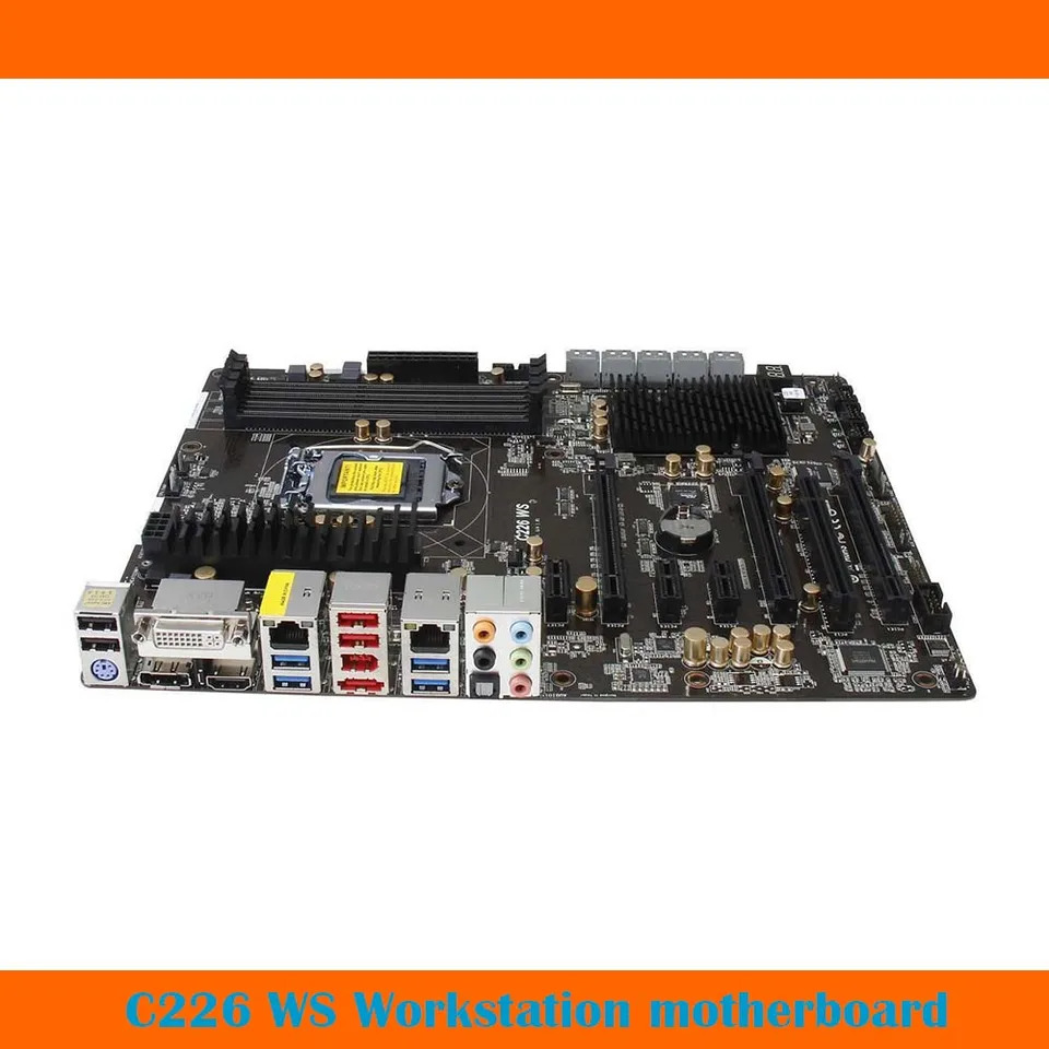 ASRock호환 C226 WS 슬롯 LGA1150 워크스테이션 마더보드 E3 1200 V3 프로세서 지원
