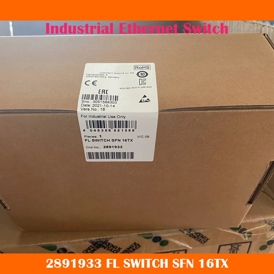 산업이더넷 스위치 새 2891933 FL SFN 16TX TP RJ45 12VDC..48VDC 미세