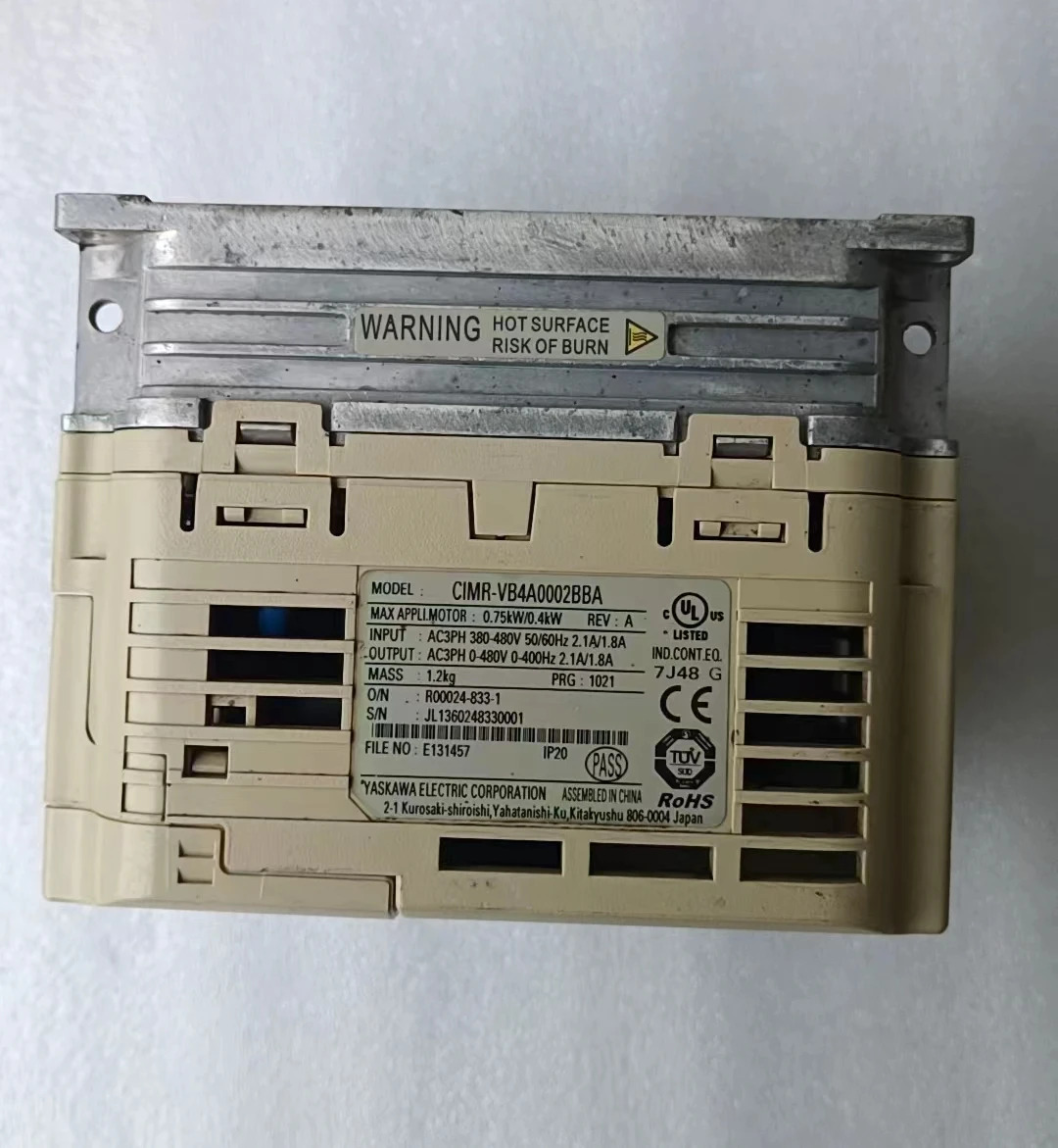 CIMR-VB4A0002BBA 리퍼 V1000 인버터 0.75kW/0.4kW 기능 작동 OK