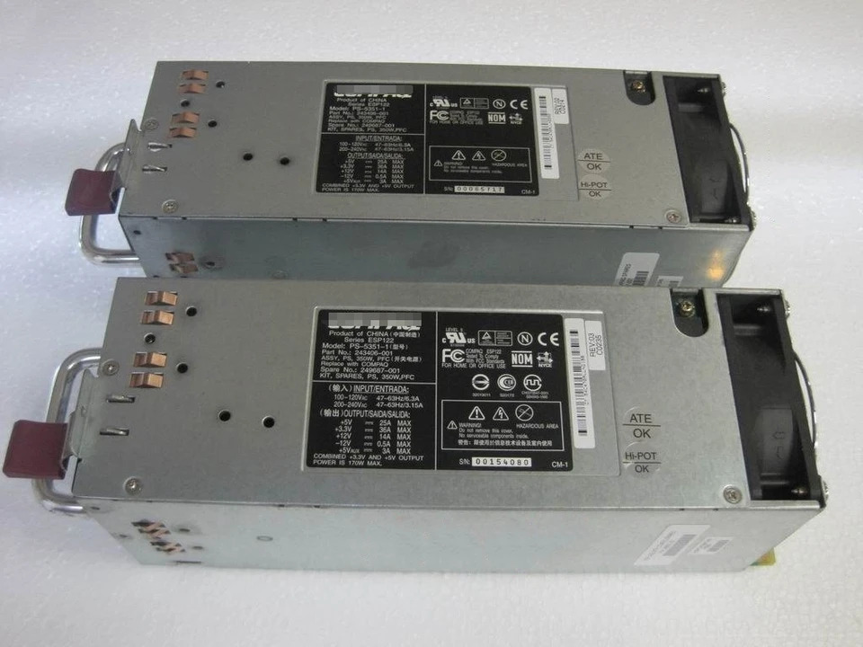 hp호환 COMPAQ PS-5351-1 서버 전원공급장치 ML350G2 249687-001 243406-001