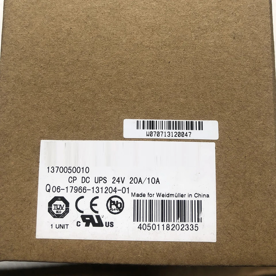 Weidmuller UPS 전원공급장치 CP DC 24V 20A 10A 1370050010 신