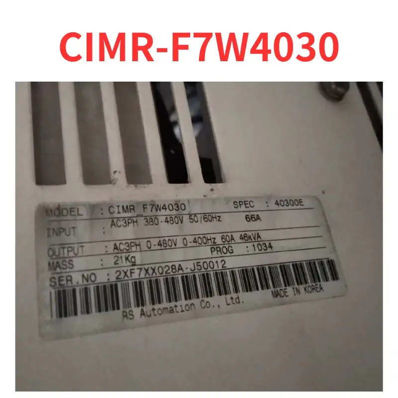 CIMR-F7W4030 주파수 변환기 리퍼 완료 신