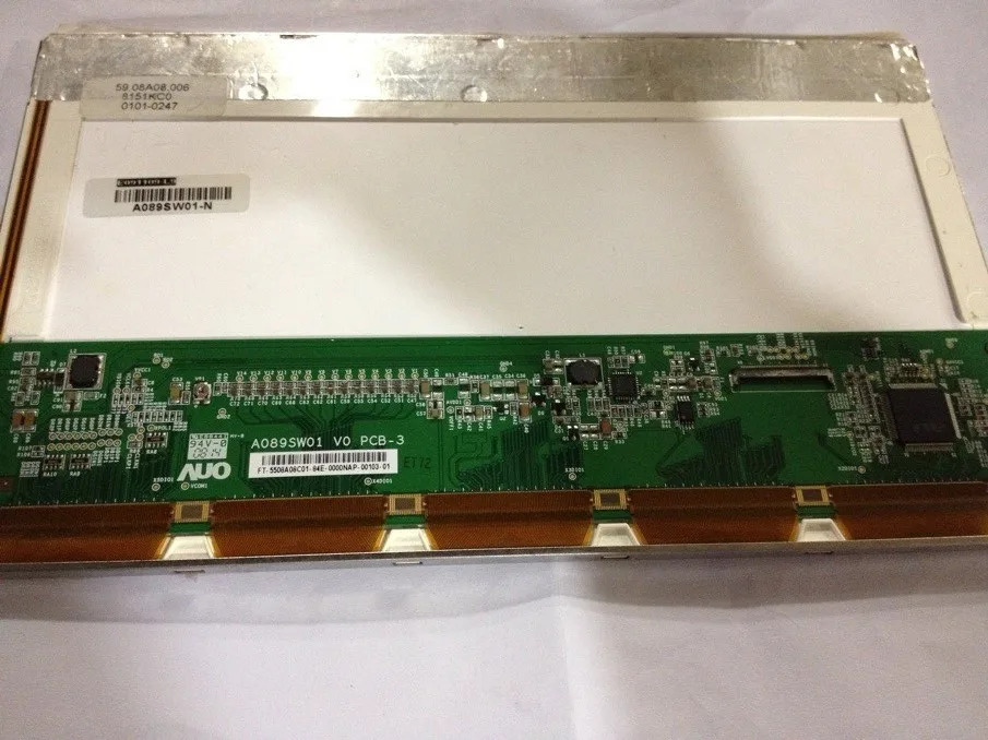 AUO A089SW01-N LCD 화면 8.9 인치