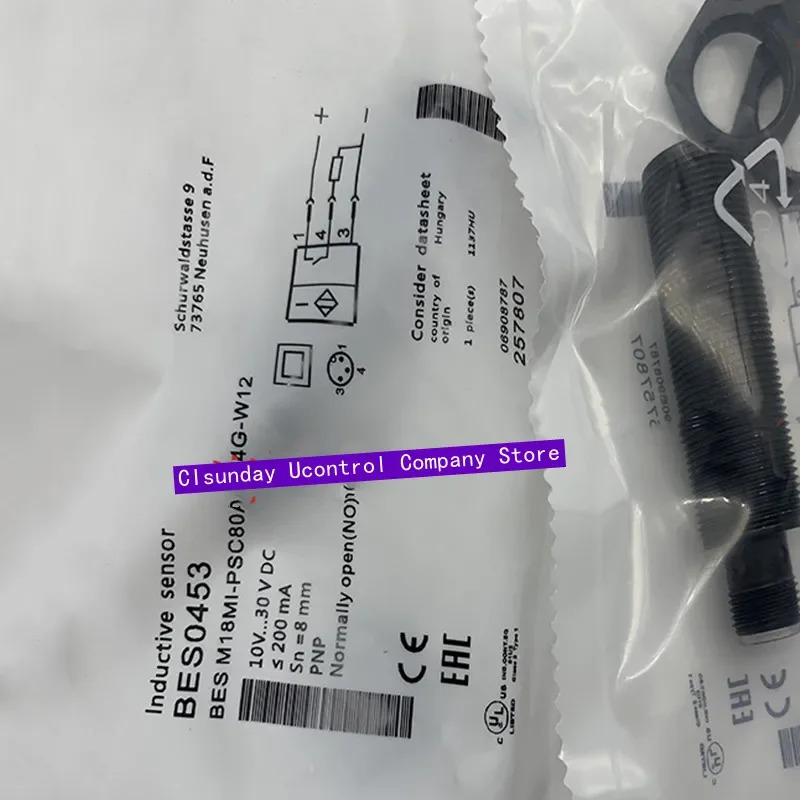 신형 스위치 BES M18MI-PSC80A-S04G-W/K12 2 개