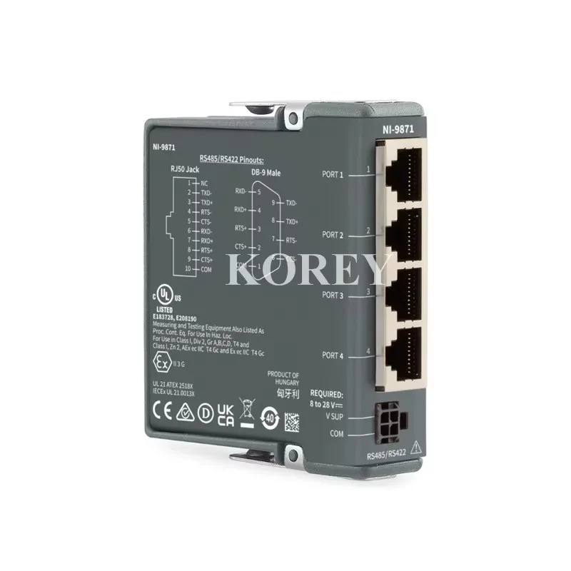 NI-9866 NI-9870NI-9871NI-9862 LIN 인터페이스 모듈 단일 포트 781963-01 779891-02 779892-02 781639-01