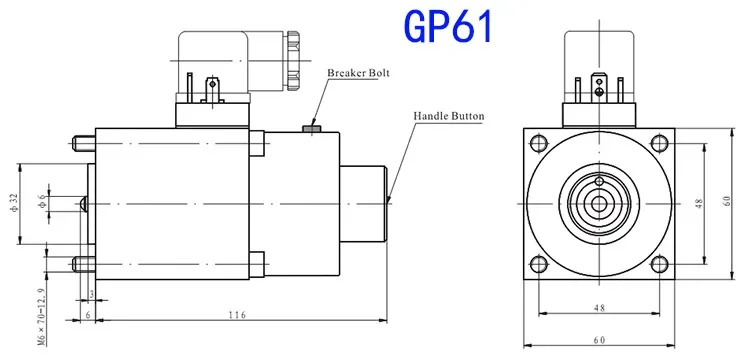 비례 전자석 GV45-4-A 몰딩 머신 코일 GP61 45B 40 516 37S63 GRF35