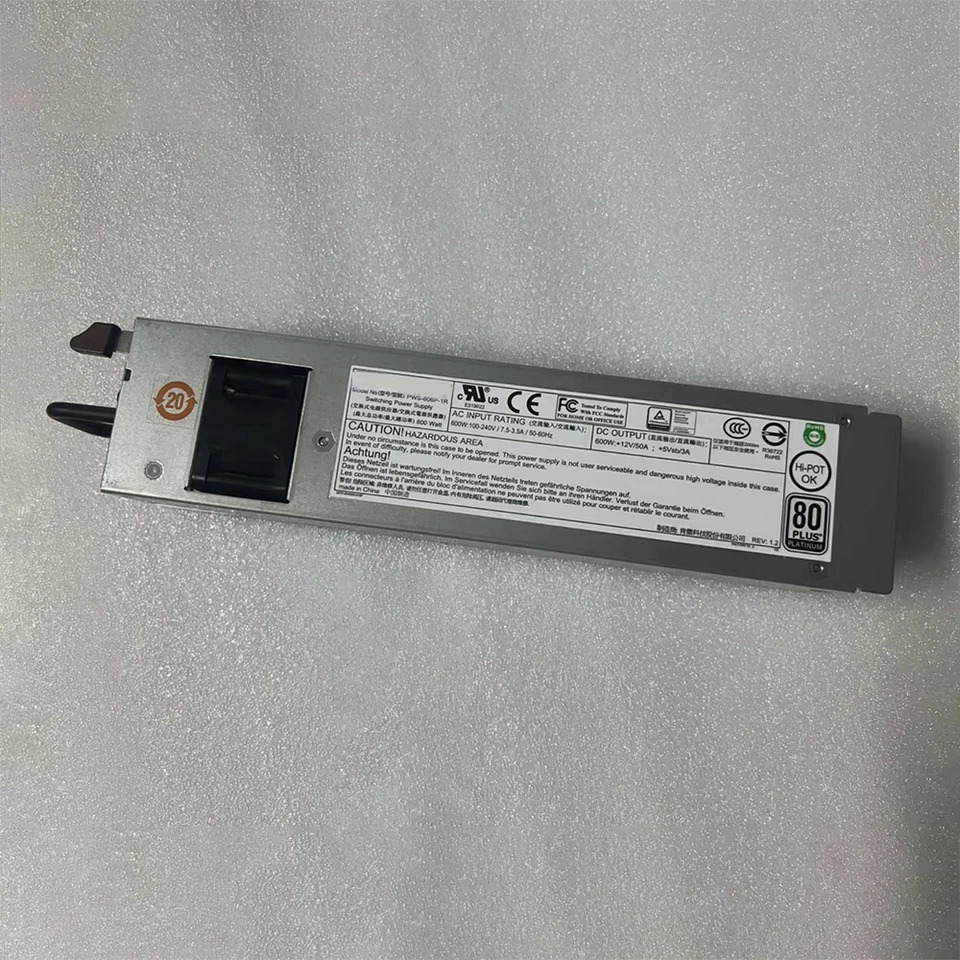 Supermicro PWS-606P-1R 예비 전원공급장치 600W 1U