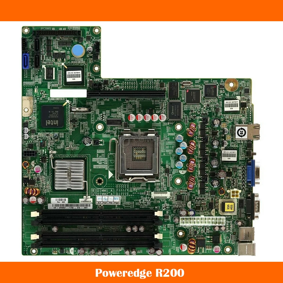 Dell Poweredge 메인보드 R200 TY019 0FW0G7 9HY2Y 마더보드