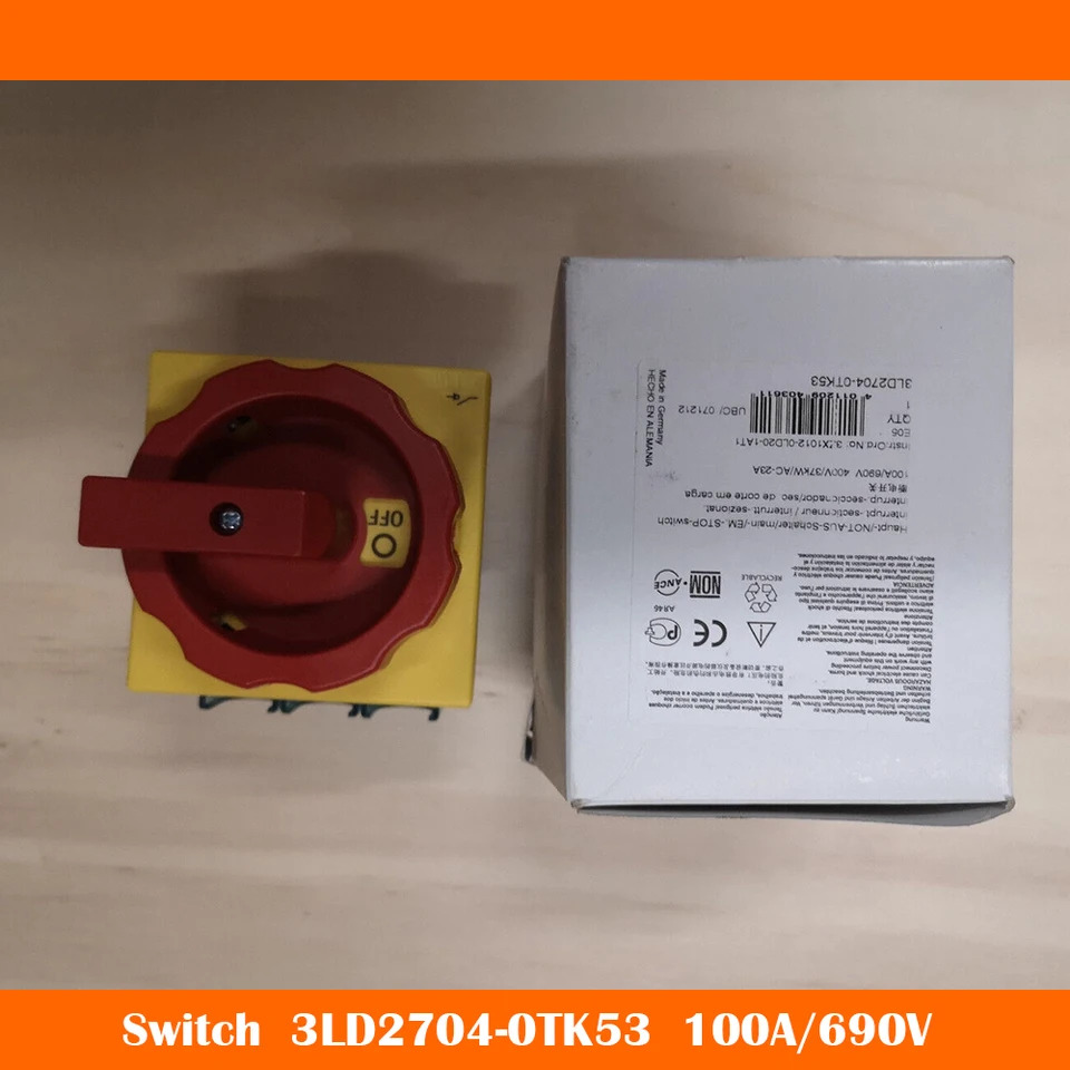 미세 작동 스위치 3LD2704-0TK53 100A 690V