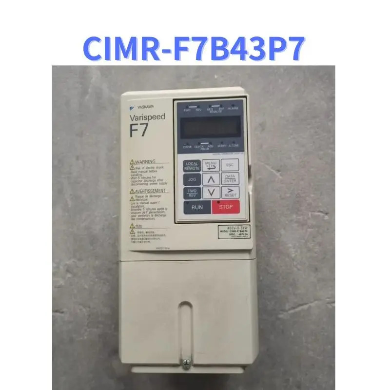 CIMR-F7B43P7 F7 시리즈 인버터 400V-3.7kW 기능 작동 OK 리퍼