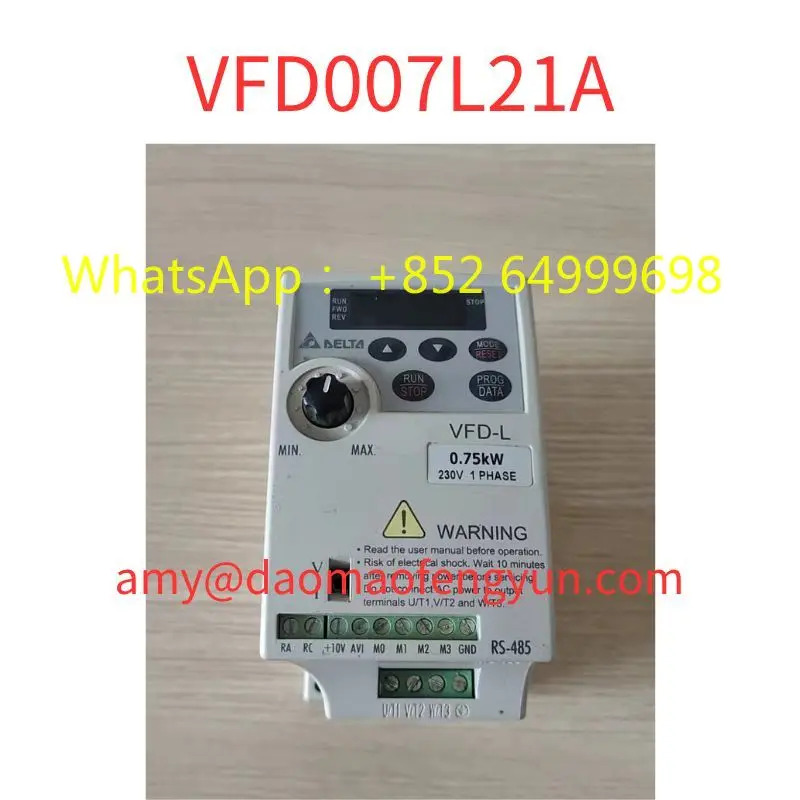 리퍼 주파수 변환기 완료 0.75kw VFD007L21A