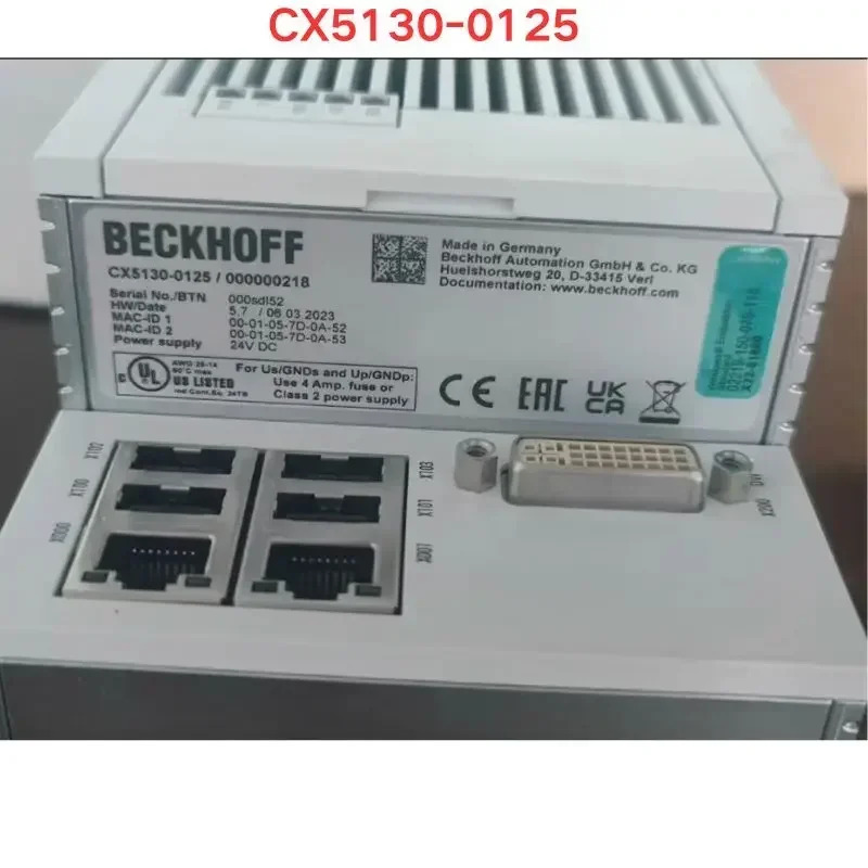 오리지널 PLC 컨트롤러 CX5130-0125 신