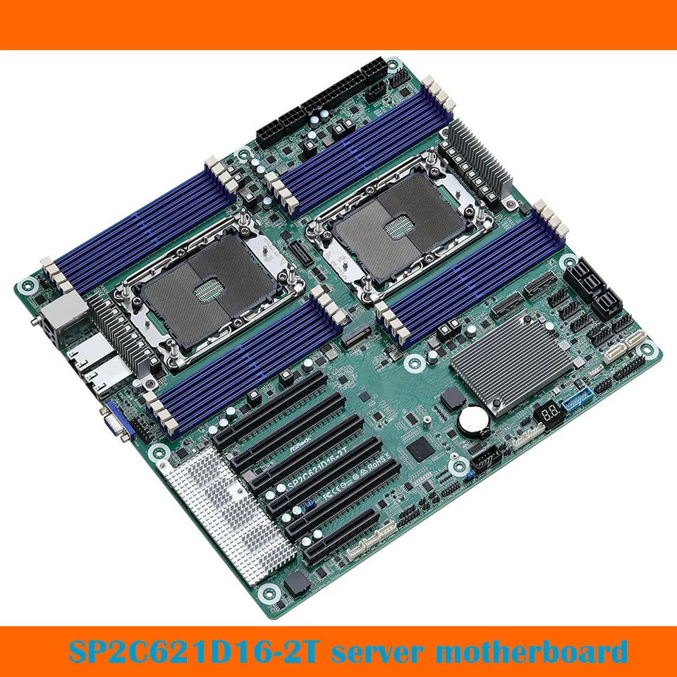 ASRock호환 SP2C621D16-2T 서버 마더보드 듀얼 LGA4189 지원 3 세대 제온 DDR4