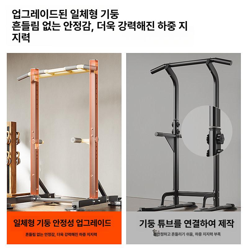 가정용 풀업바 기구 벽걸이 문틀철봉 벽부착 등운동 친업 고정 홈짐 매달리기 - 상세 이미지 2