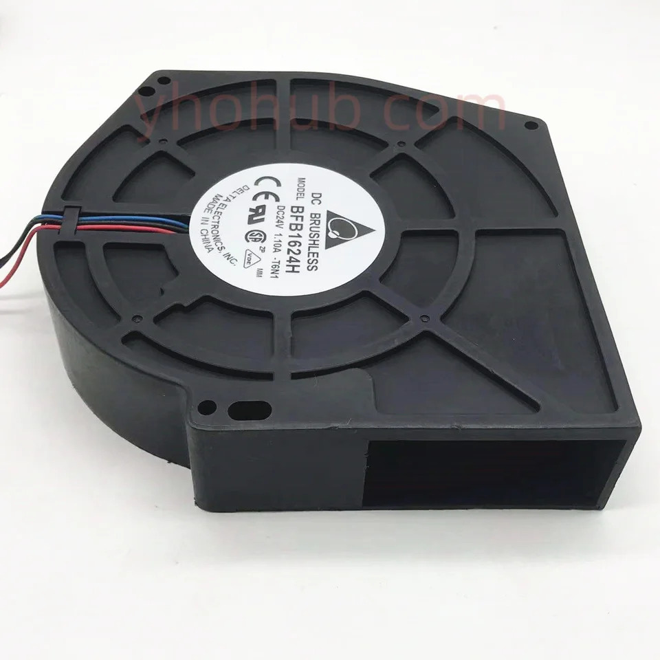 Delta Electronics BFB1624H T6N1 DC 24V 1.10A 160x160x40mm 서버 냉각팬