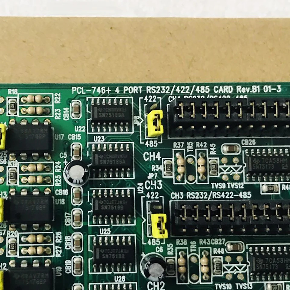 Advantech 데이터 캡처 카드PCL-746 REV.B1 4 포트 RS-232 422/485 미세