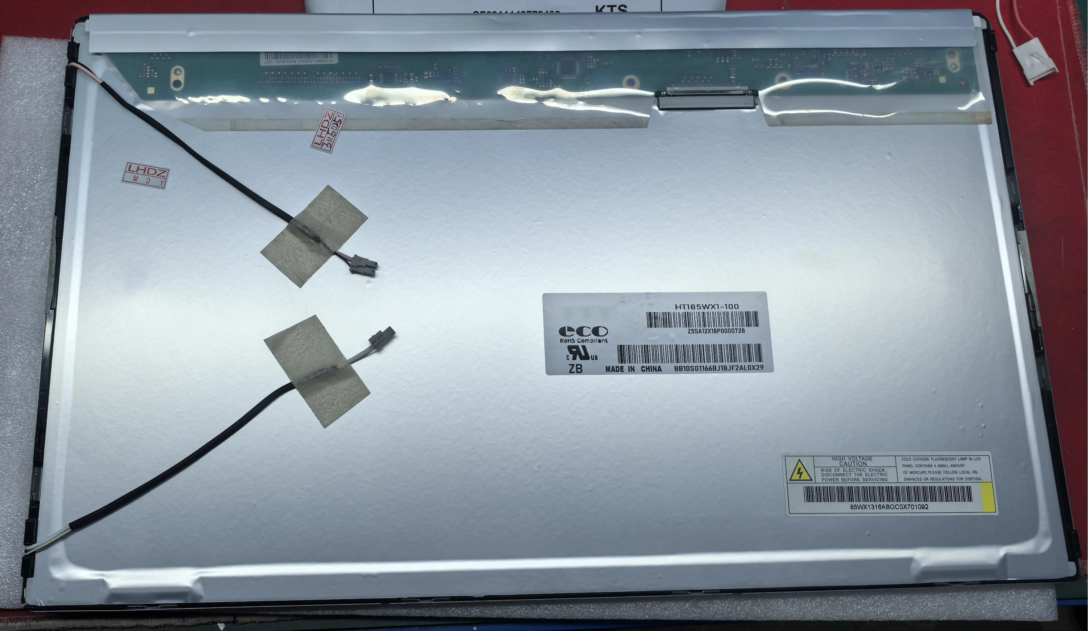 HT185WX1-100 18.5인치 LCD 디스플레이 스크린 패널