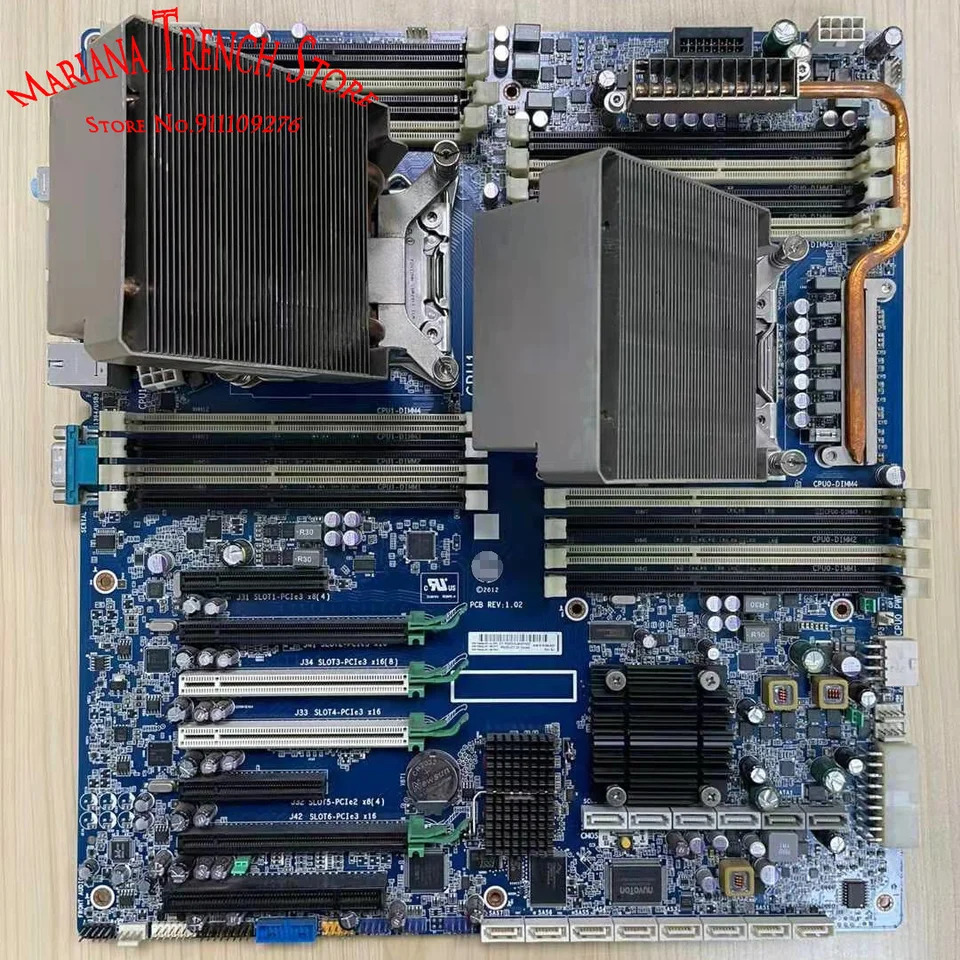 hp호환 Z820 타워 PC 마더보드 REV1.02 708464-001 618266-002