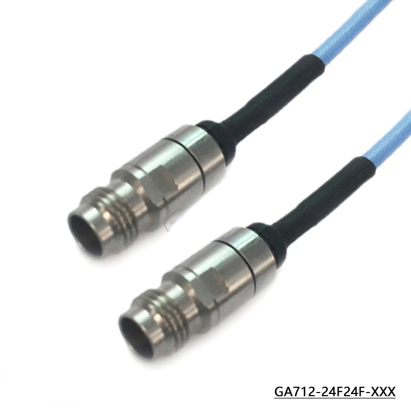 세미 플렉시블 케이블 어셈블리 FEP 외부 스킨 직경 2.5mm 40G GA712-24M24M 2.4-2.4 085