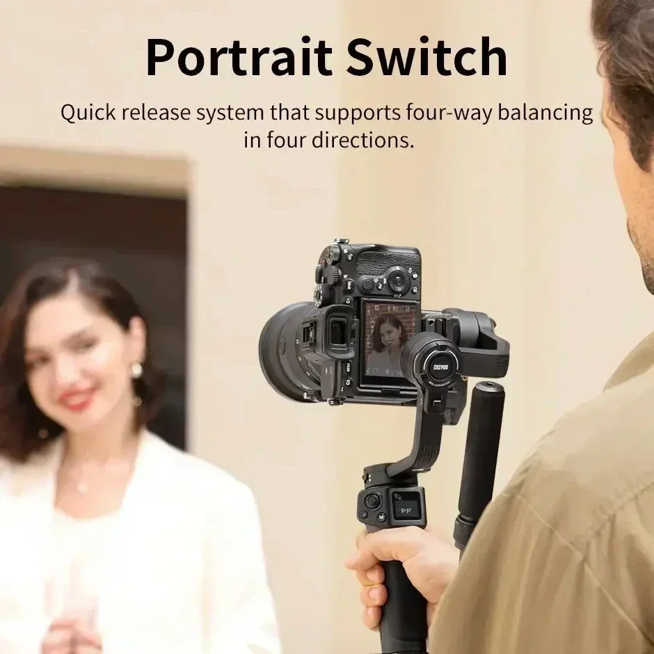 Zhiyun Weebill 3S 카메라 짐벌 안정기 DSLR 미러리스 캐논 니콘 LUMIX핸드헬드 3축