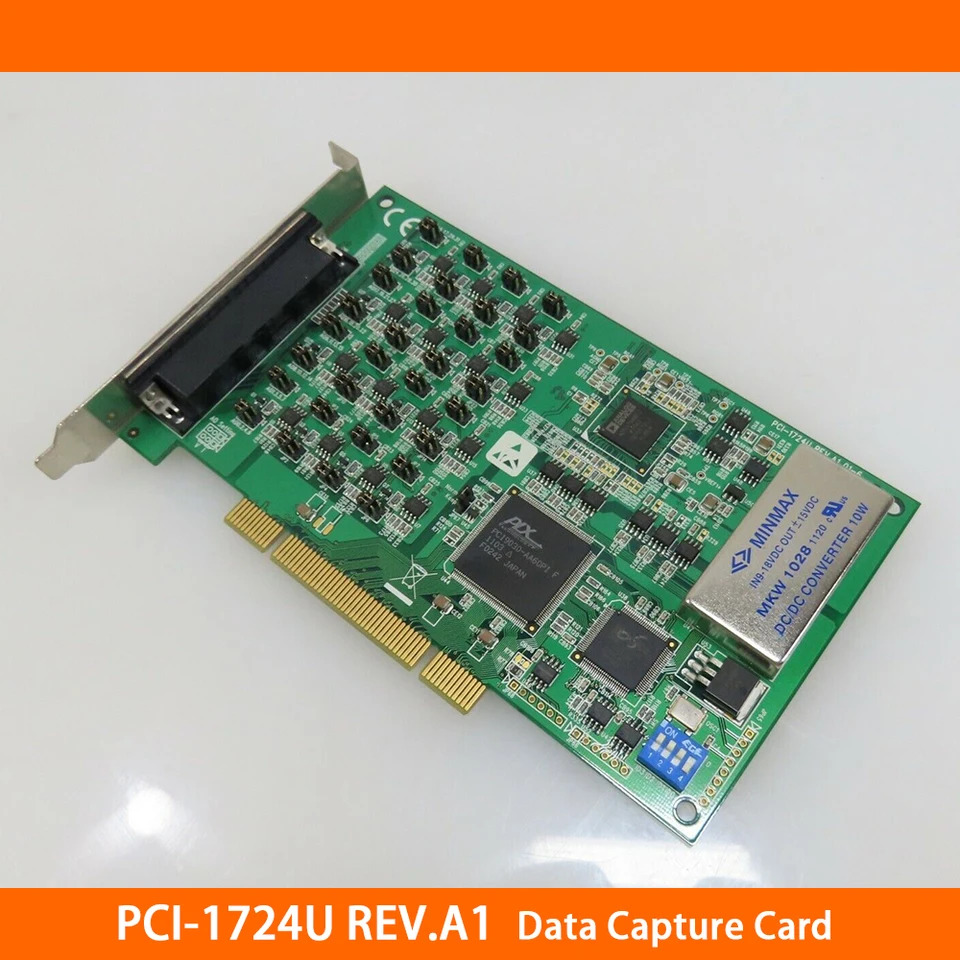 Advantech절연 아날로그 출력 카드 데이터 캡처 REV.A1 PCI-1724U 14 비트 32 채널