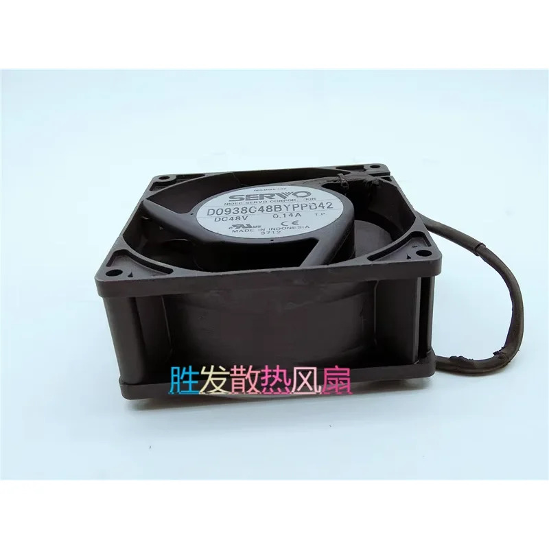 SERVO 4 와이어 서버 스퀘어 냉각팬 D0938C48BYPPB42 DC 48V 0.14A 90x90x38mm