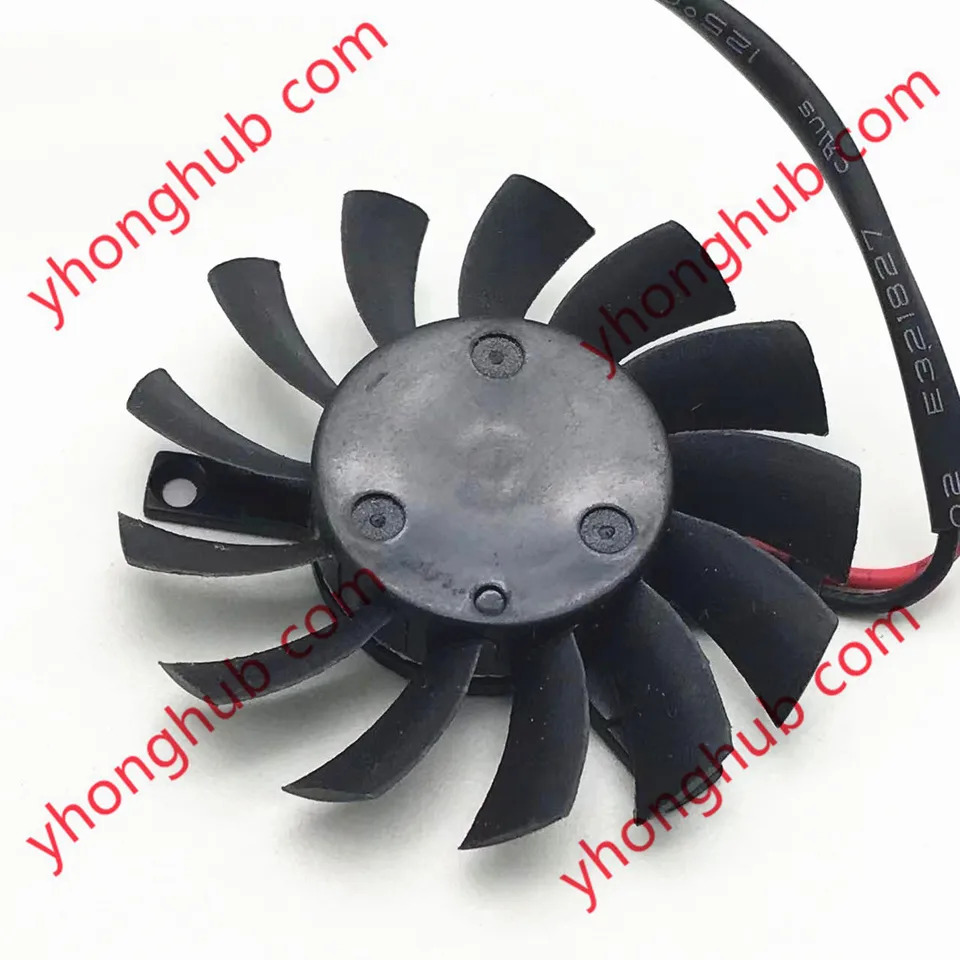 EverCool-T055010SH DC 5V 0.40A 직경 45mm 구멍 C.T.C 35x35x27mm 2-와이어 프레임리스 냉각팬