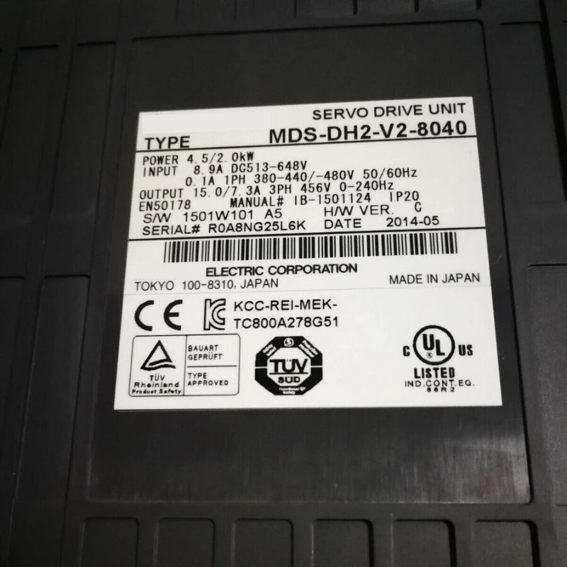 새 MDS-DH2-V2-8040 서보 드라이브