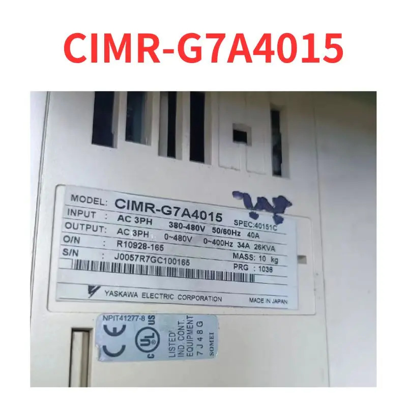 CIMR-G7A4015 주파수 변환기 리퍼 완료 신