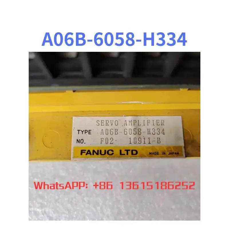 A06B-6058-H334 리퍼 드라이버 모듈 보드 기능 작동 OK
