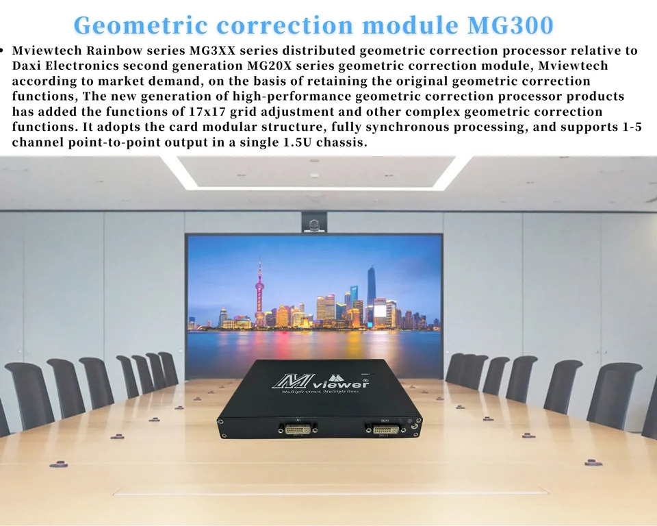 디스플레이 포트 1.2 프로젝터 워핑 비디오 워프 프로세서 월 컨트롤러 MG300