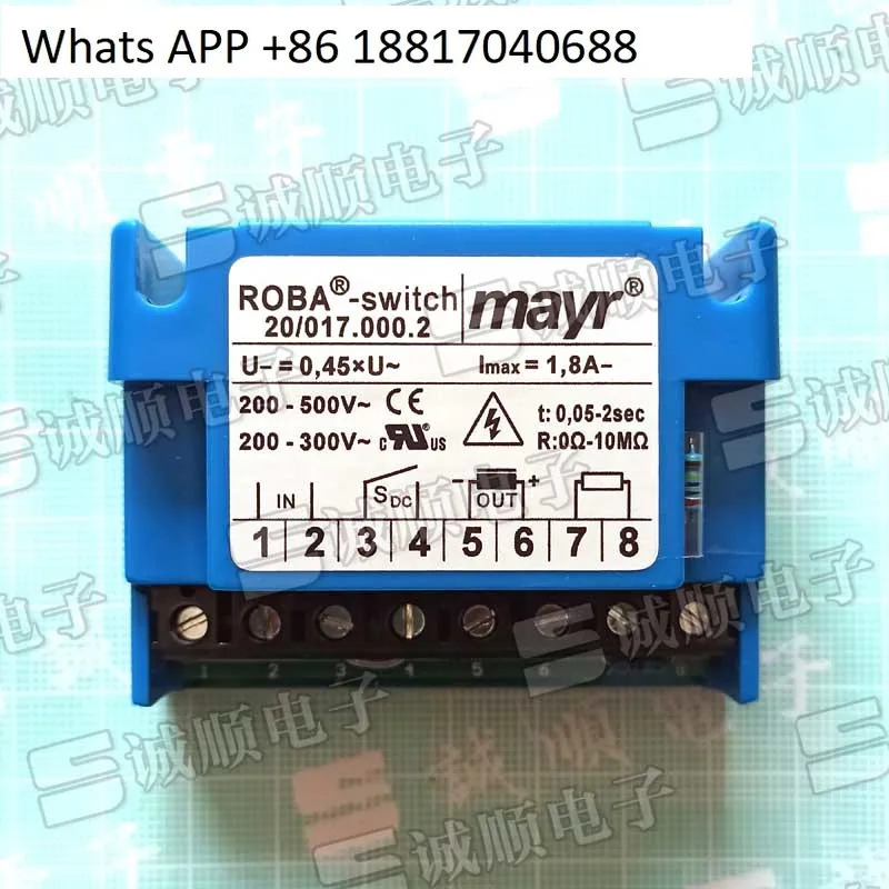 mayr 20/017.000.2 ROBA -스위치 1.8A 200-500V 0.05-2초 10M
