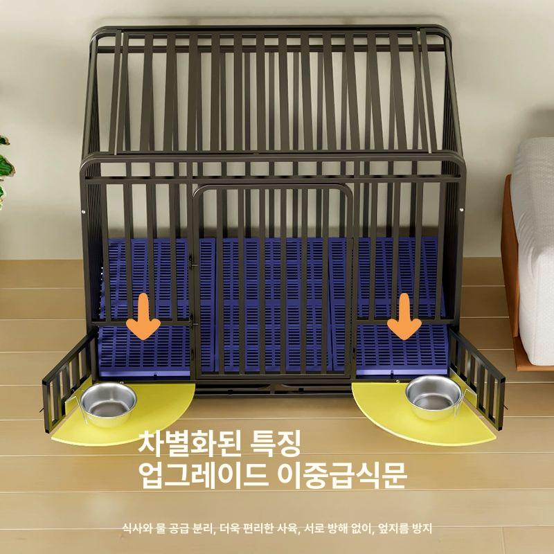 접이식 강아지울타리 철제 애완견 휀스 철망 개 실내외 애견울타리 사육장 애견샵 - 상세 이미지 2